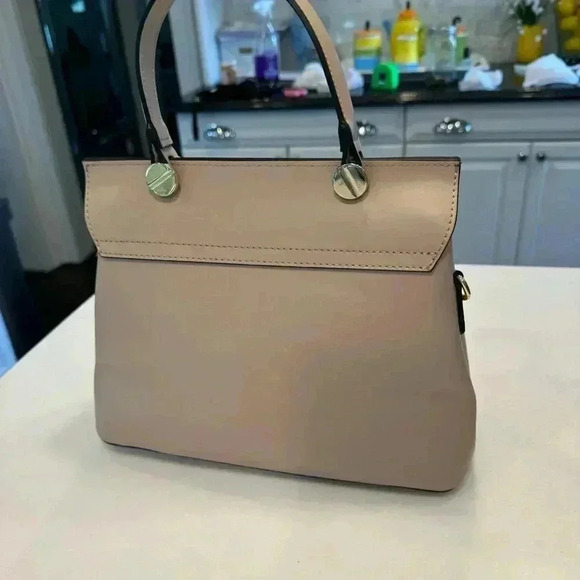 Cielo Celeste handbag/crossbody genuine leather with blush. made in Italy - Picture 6 of 16